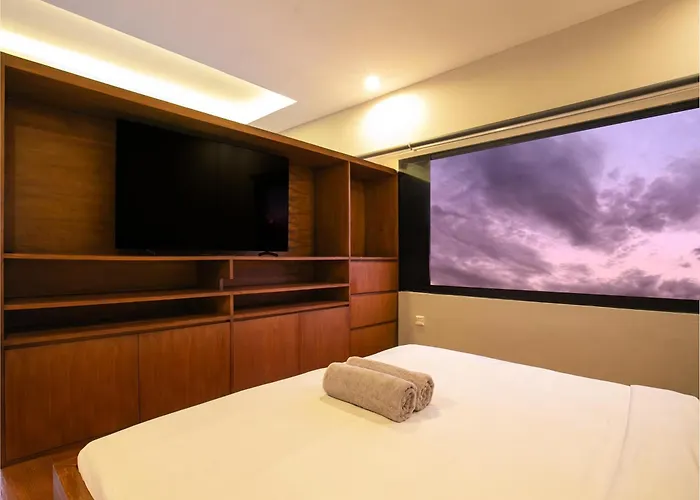 Mj Modern Luxe 4br With Big Pool & Rooftop アパート *